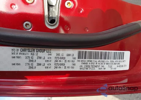 2012 Ram 1500 Slt z USA, uszkodzony, nr VIN 1C6RD6LT9CS348707